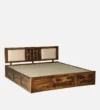 Anisha Solid Wood Bed With Storage - Image 6
