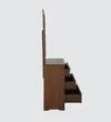 Avery Wooden Dressing Table with Mirror in Honey Oak Finish - Image 4
