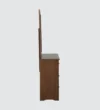 Avery Wooden Dressing Table with Mirror in Honey Oak Finish - Image 5