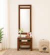 Avira Sheesham Wood Dressing Unit in Natural Finish