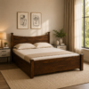 Bedab Solid Sheesham Wood Storage Beds