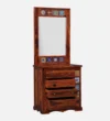 Berlin Sheesham Wood Dressing Table in Teak Finish - Image 8