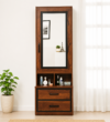 Carlton Solid Sheesham Wood Dressing Table in Teak Finish