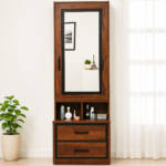 Carlton Solid Sheesham Wood Dressing Table in Teak Finish