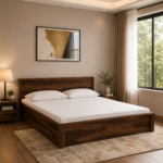 Extra Solid Wood Storage Beds