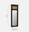 Kenton Solid Wood Dressing Table with Mirror in Walnut Finish - Image 3