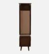 Kenton Solid Wood Dressing Table with Mirror in Walnut Finish - Image 6