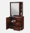 Milan Solid Sheesham Dressing Table in Provincial Teak Finish - Image 3