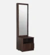 Morris Wooden Dressing Table with Mirror in Walnut Finish - Image 4