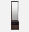 Morris Wooden Dressing Table with Mirror in Walnut Finish - Image 7