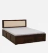 NIVAS Sheesham Wood Queen Size Bed With Box Storage - Image 9