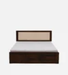NIVAS Sheesham Wood Queen Size Bed With Box Storage - Image 7