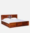 Nails Solid Sheesham Wood Storage Beds - Image 6