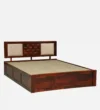 Nais Sheesham Wood King Size Bed With Box Storage - Image 6