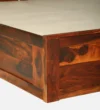 Neks Sheesham Wood King Size Bed With Box Storage - Image 8