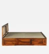 Neks Sheesham Wood King Size Bed With Box Storage - Image 9