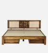 Nisha Sheesham Wood Bed With Storage Drawers - Image 9