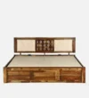 Nisha Solid Wood Bed With Storage - Image 8