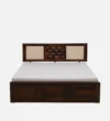 Nivya Sheesham Wood  Bed With Box Storage - Image 8