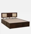 Nivya Sheesham Wood  Bed With Box Storage - Image 5