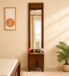 Norah Solid Sheesham Dressing Unit in Walnut Finish