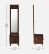 Norah Solid Sheesham Dressing Unit in Walnut Finish - Image 9