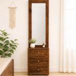 Orlando Solid Wood Dressing Table in Honey Oak Finish