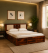 Plan Solid Sheesham Wood Storage Beds