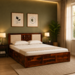 Plan Solid Sheesham Wood Storage Beds