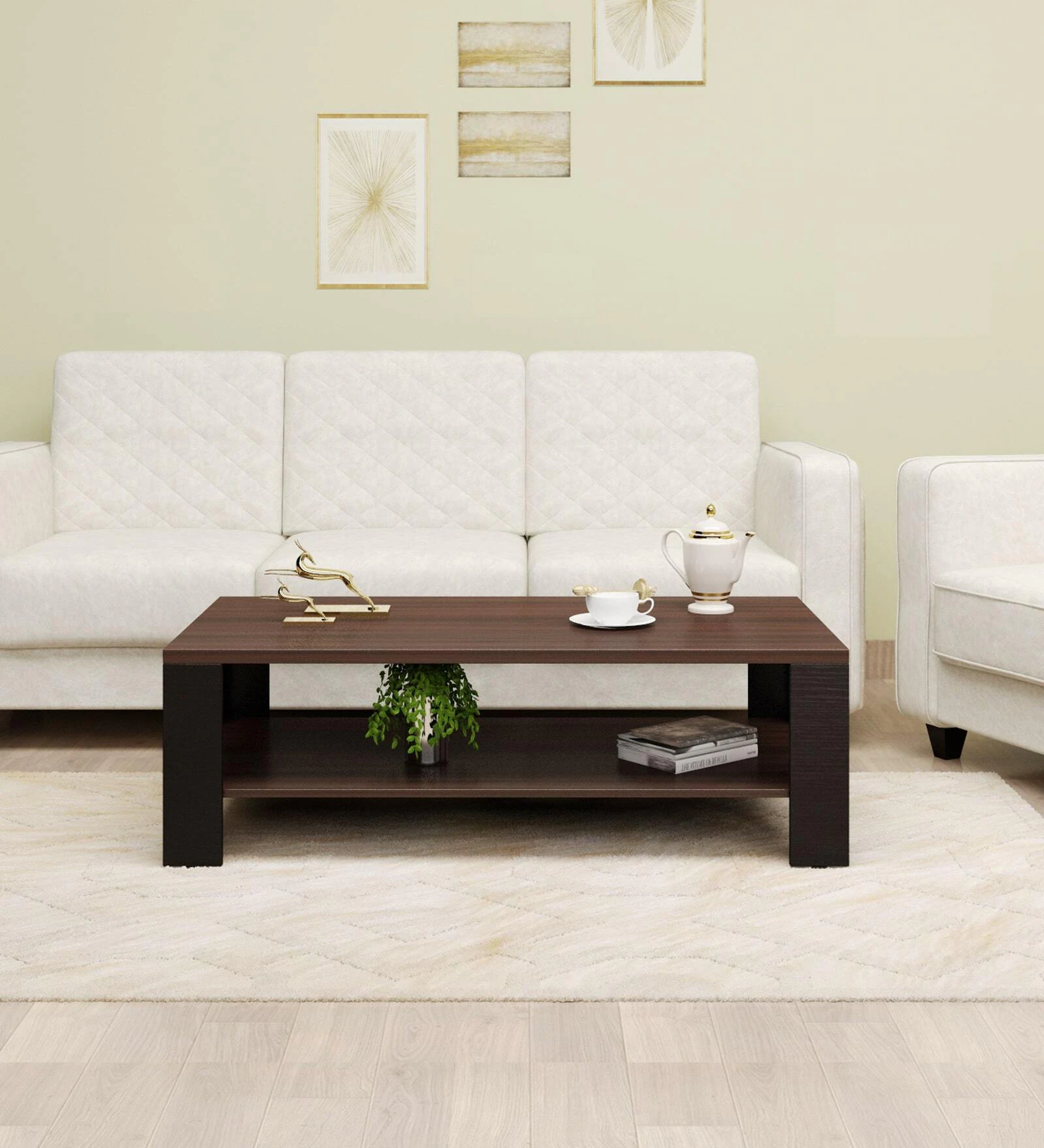 ROyal sheesham (1) Nain Coffee Table In Dark Acazia Finish - Image 1