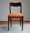 Rotal Retro Dining Chair In Natural Teak Finish - Image 4