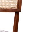 Royal Fabric Dining Chair In Teak Finish - Image 6