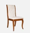 Royal Solid Wood Dining Chairs In Dark Walnut Colour (Set Of 2) - Image 7