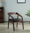 plint Sheesham Wood Arm Chair In Honey Oak Finish