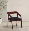 klint Sheesham Wood Arm Chair In Honey Oak Finish