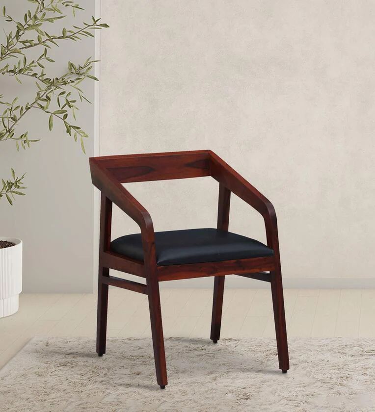 Royal sheesham (10) klint Sheesham Wood Arm Chair In Honey Oak Finish - Image 1