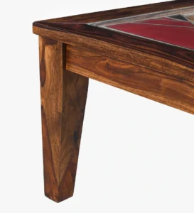 Sang Angeles Sheesham Wood Coffee Table In Provincial Teak Finish - Image 10