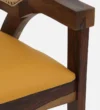 Rain Sheesham Wood Arm Chair In Scratch Resistant Provincial Teak Finish with Cane Mesh - Image 9
