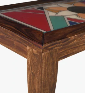 Sang Angeles Sheesham Wood Coffee Table In Provincial Teak Finish - Image 9