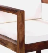 Avinav Sheesham Wood Arm Chair In Provincial Teak Finish - Image 7