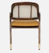 Rain Sheesham Wood Arm Chair In Scratch Resistant Provincial Teak Finish with Cane Mesh - Image 5