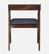plint Sheesham Wood Arm Chair In Honey Oak Finish - Image 6