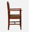 Cheshtigo Sheesham Wood Arm Chair In Honey Oak Finish - Image 7