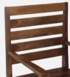 Gen Sheesham Wood Arm Chair In Provincial Teak Finish - Image 4