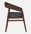plint Sheesham Wood Arm Chair In Honey Oak Finish - Image 3