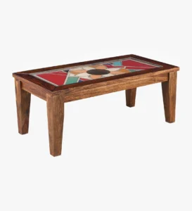 Sang Angeles Sheesham Wood Coffee Table In Provincial Teak Finish - Image 6