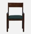 soniya Sheesham Wood Arm Chair In Provincial Teak Finish - Image 6