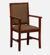 Cheshtigo Sheesham Wood Arm Chair In Honey Oak Finish - Image 4