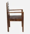 Gen Sheesham Wood Arm Chair In Provincial Teak Finish - Image 7