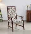 Rotton Sheesham Wood Arm Chair In Provincial Teak Finish